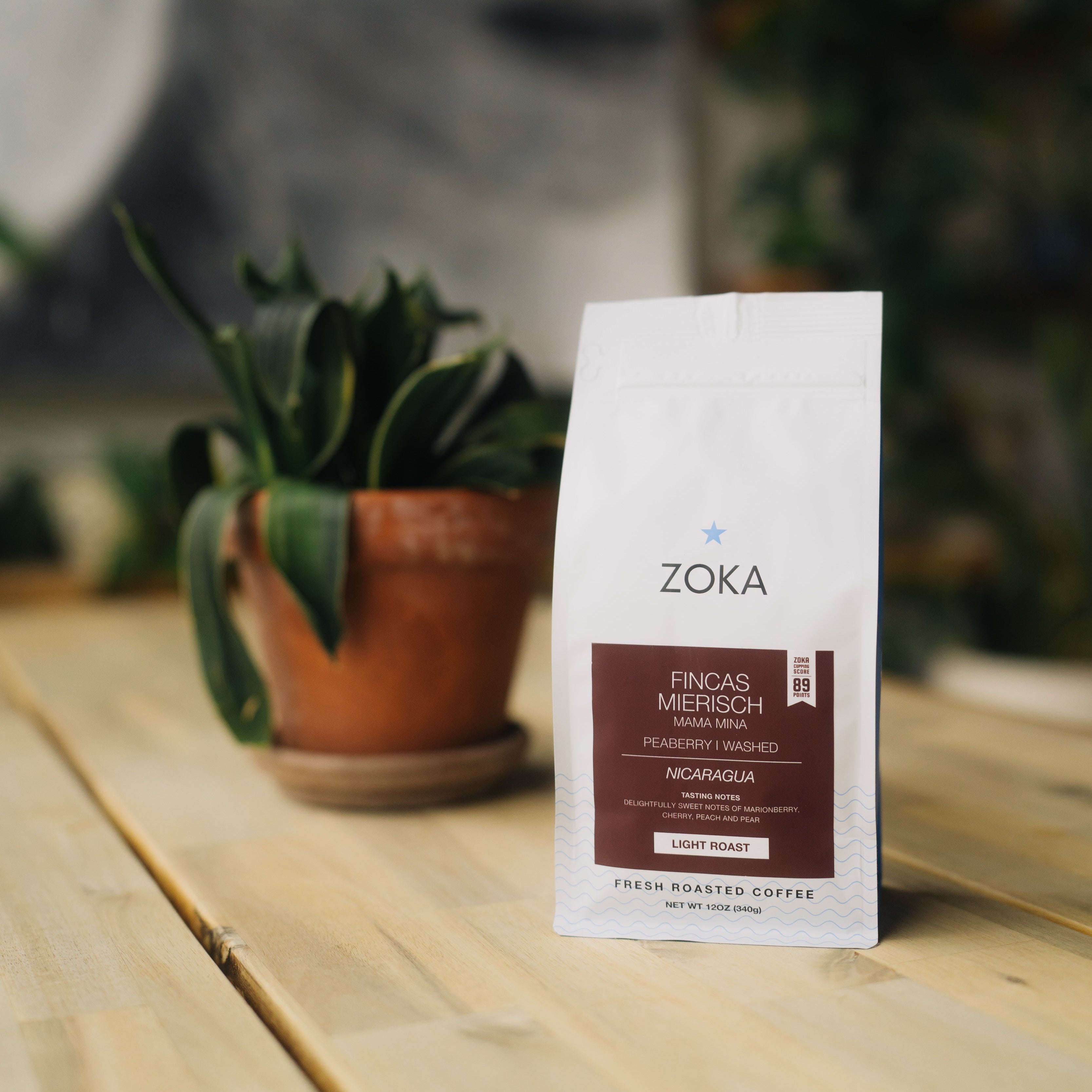 Nicaragua Fincas Mierisch Mama Mina Peaberry – Zoka Coffee Company