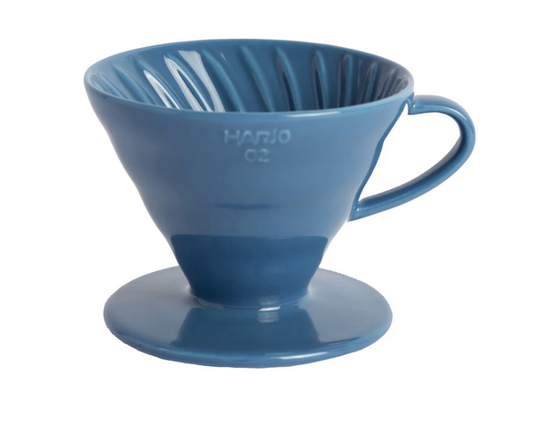 Hario V60 Ceramic Coffee Dripper 02 - Light Blue