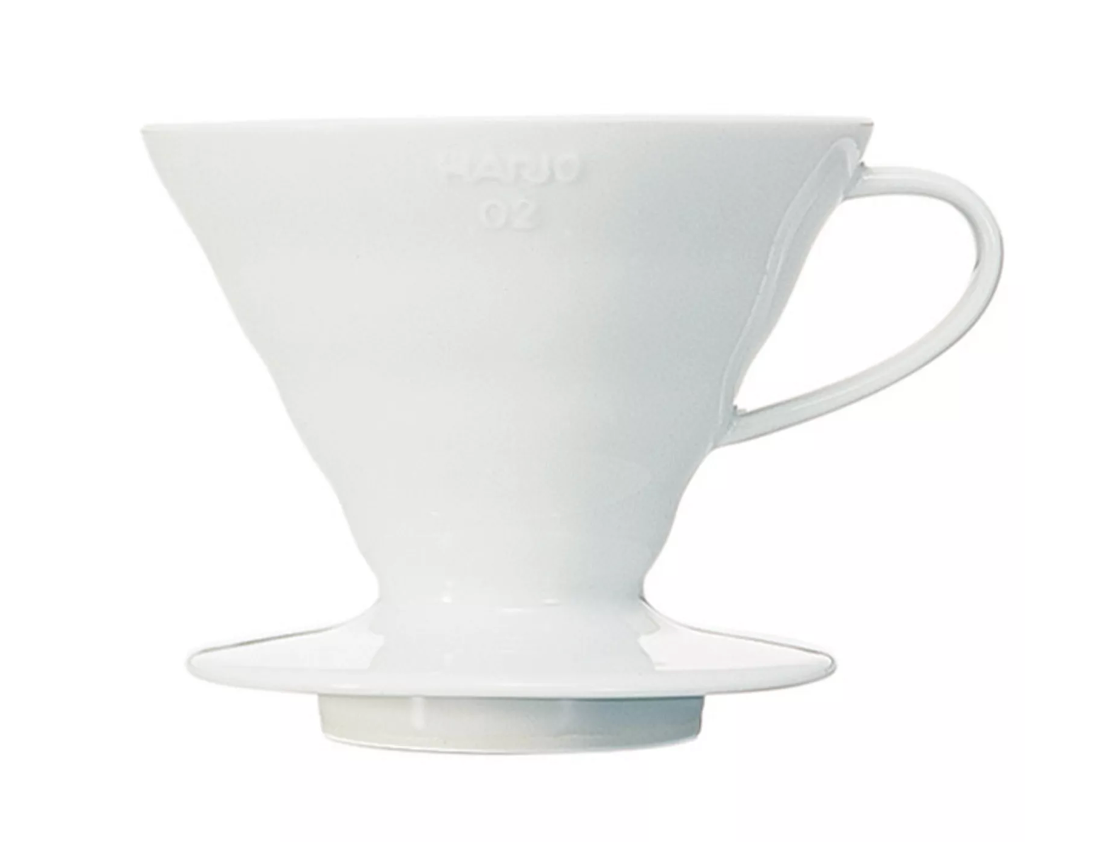Hario V60 Ceramic Coffee Dripper 02 - White – Zoka Coffee Company