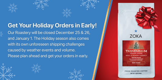 Holiday Shipping Notice