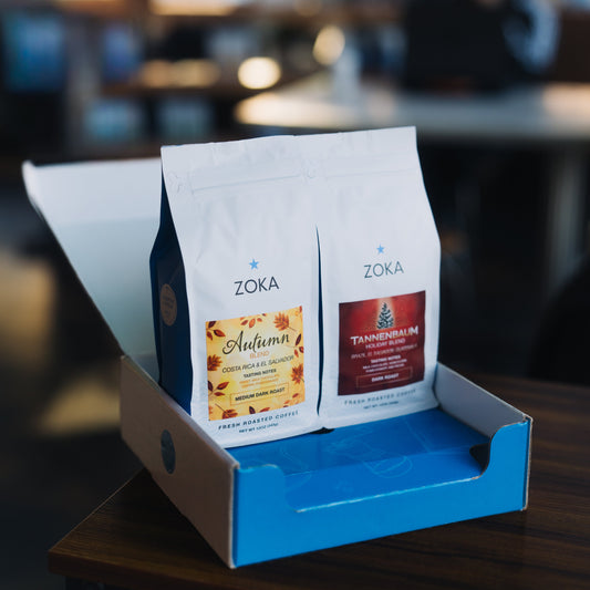 Autumn Blend plus Tannenbaum Blend in a box