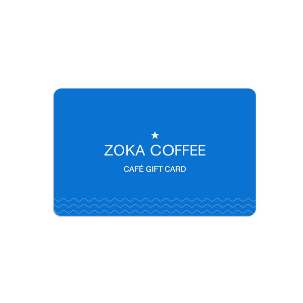 In-Store Gift Card – Zoka Coffee Company