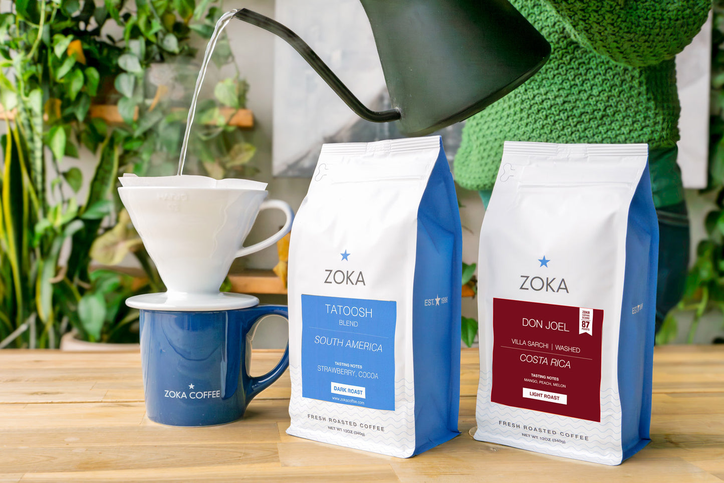 3 Month Gift Subscription - Prepaid: One Blend + One Single Origin Each Month (12oz Bags)