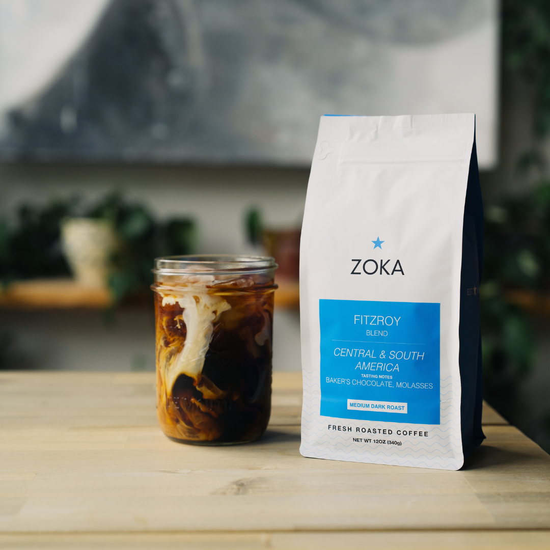 Fitzroy Medium-Dark Roast Coffee - Best Selling Blend | Zoka Fitzroy Medium-Dark Roast Coffee - Best Selling Blend | Zoka