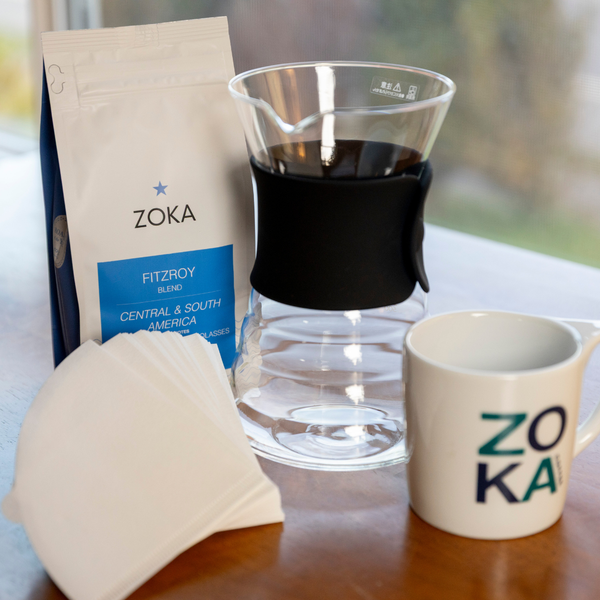 Pour Over Brewing Kit – Zoka Coffee Company