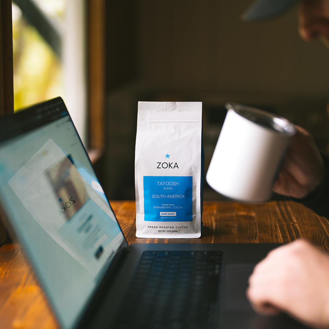 Tatoosh Dark Roast Coffee - Bold & Fruity Blend | Zoka Coffee