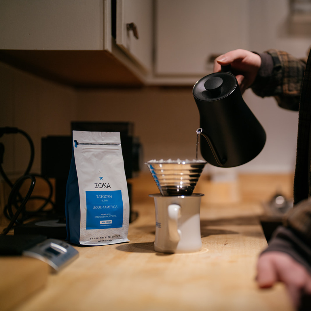 エンハーダコッカス Tatoosh Dark Roast Coffee - Bold & Fruity Blend | Zoka Coffee