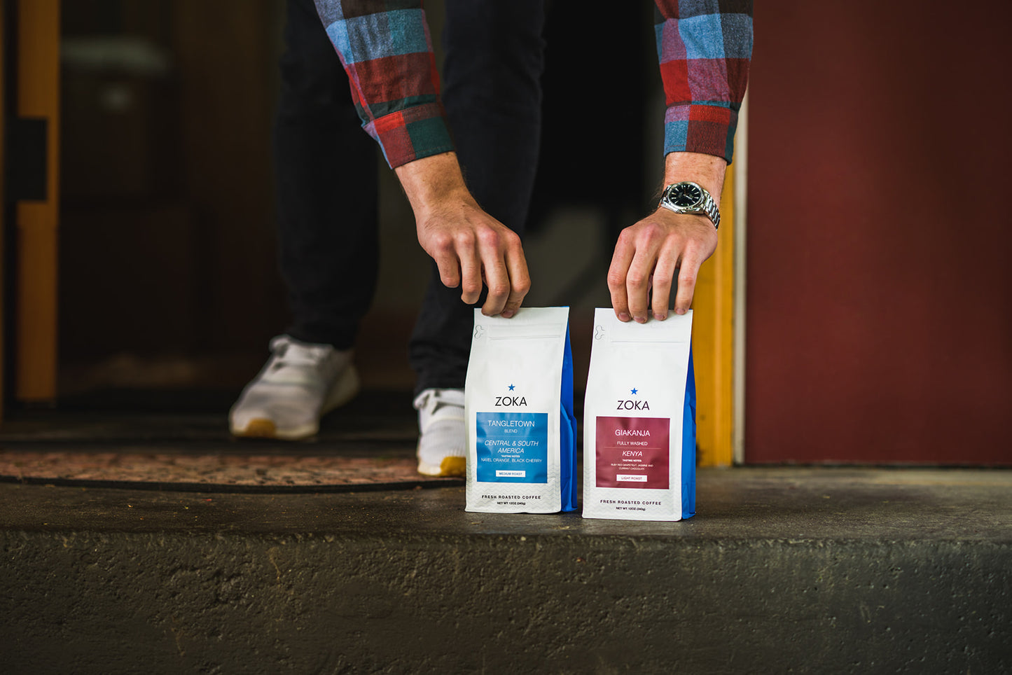 6 Month Gift Subscription - Prepaid: One Blend + One Single Origin Each Month (12oz Bags)